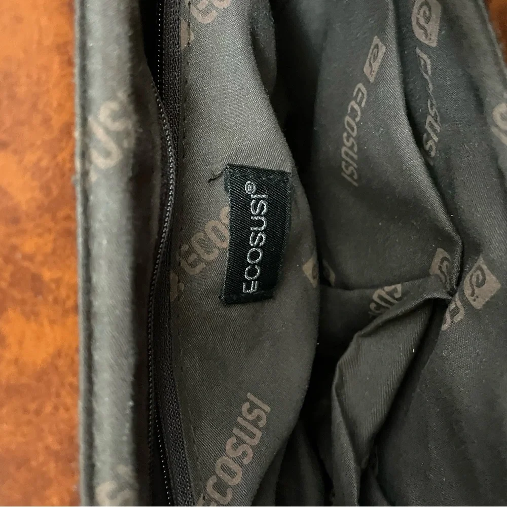 Ecosusi Bag Faux Leather Messenger Bag Purse Bow Travel Vintage Ipad Pocket - Picture 5 of 5